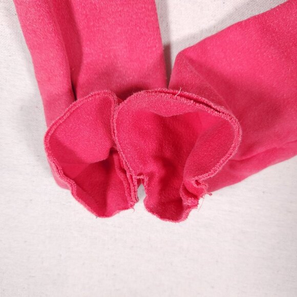 Free People FP One Mason Hoodie Cardigan Button Jacket Red Pink Waffle - Picture 10 of 16